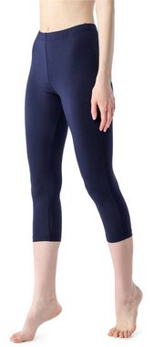 Bellivalini Leggings Damen Hose 3/4 aus Viskose BLV50-204 (1-tlg) elastischer Bund