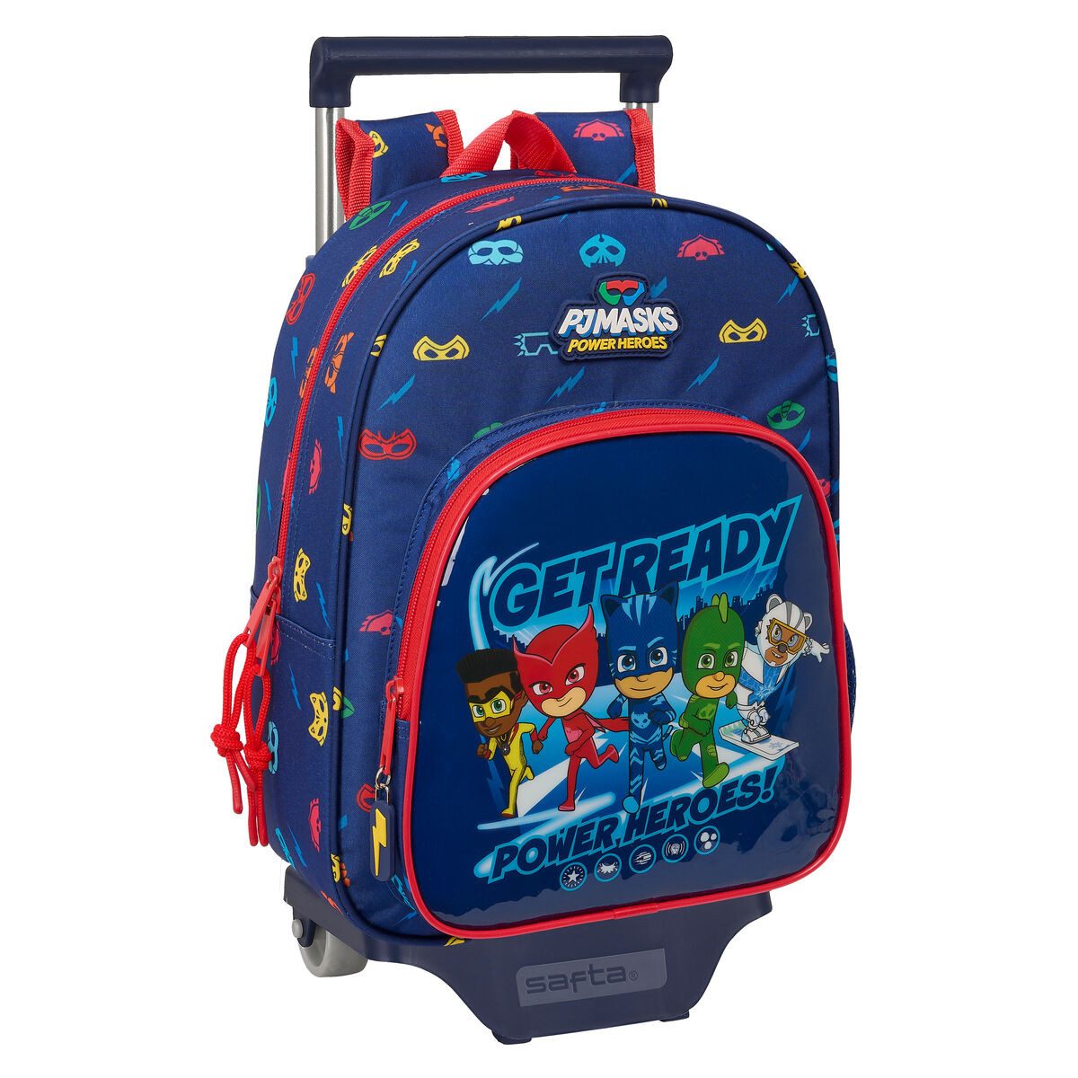 PJ Masks Rucksack Pj masks Kinder Rucksack mit Rädern PJ Masks Ready Marineblau 26 x 34