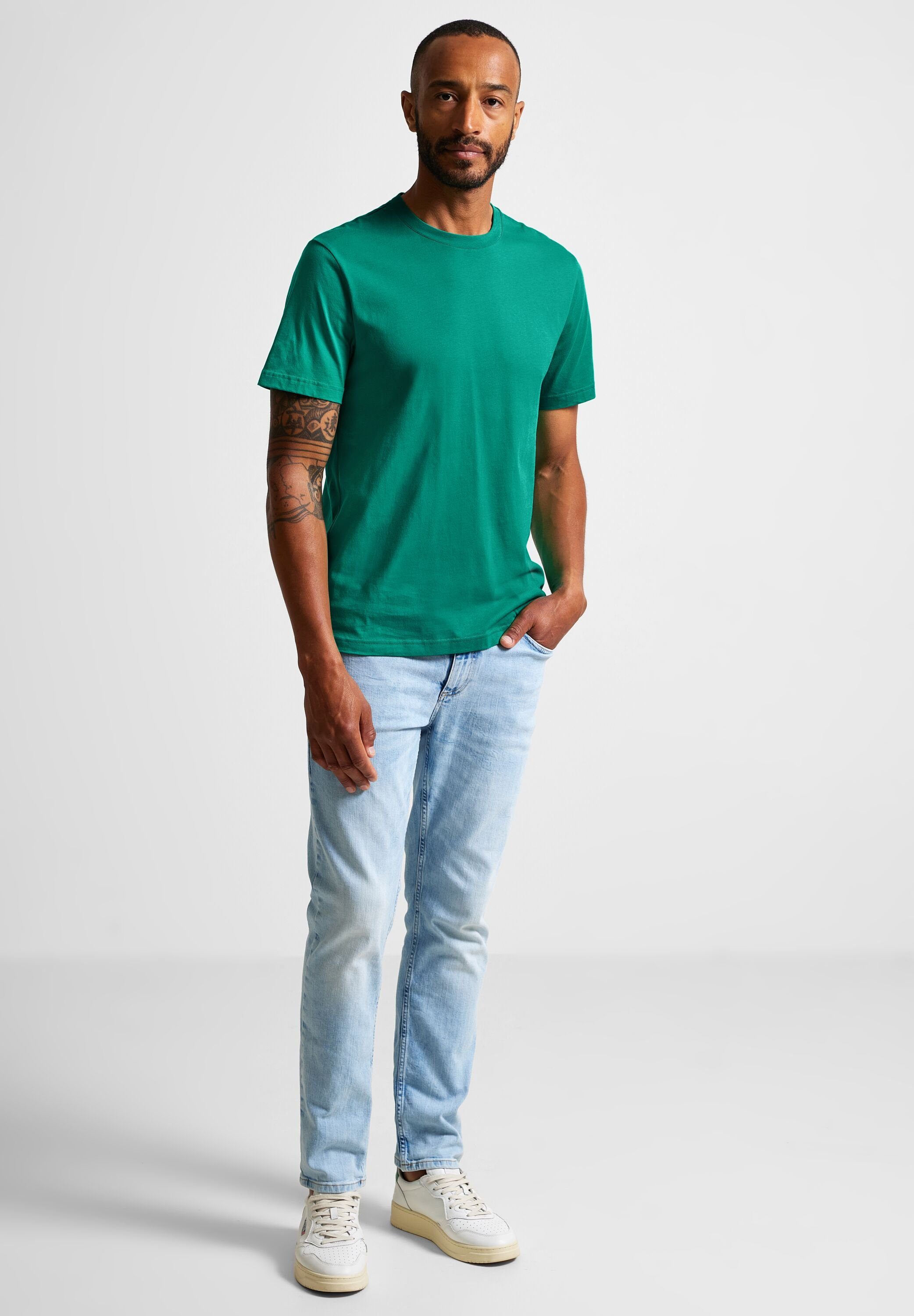 green ONE STREET irish T-Shirt MEN