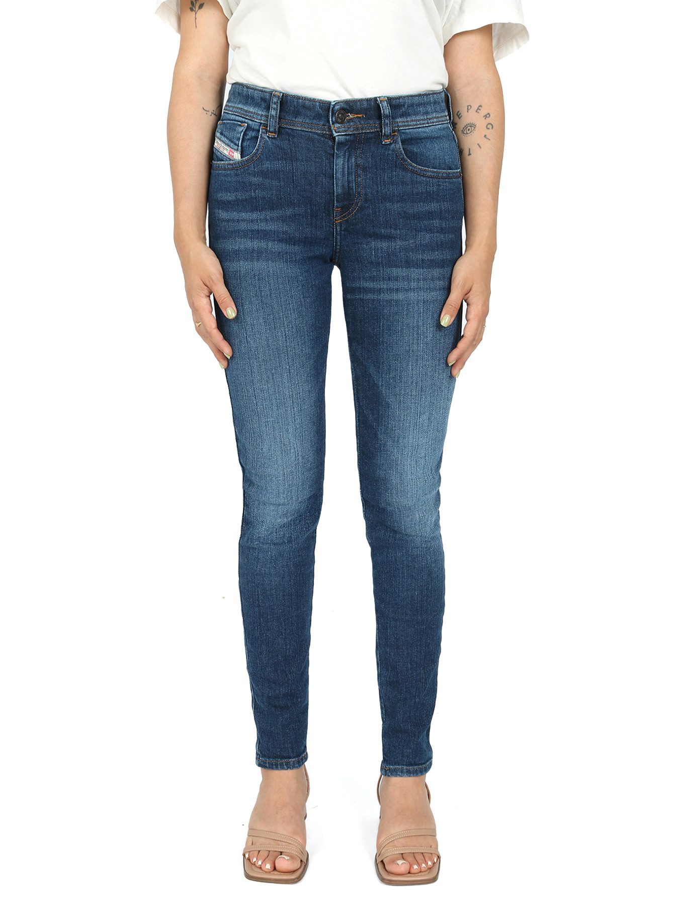 Diesel Skinny-fit-Jeans mit normaler Leibhöhe - 2017 SLANDY R9K40 - Длина:32