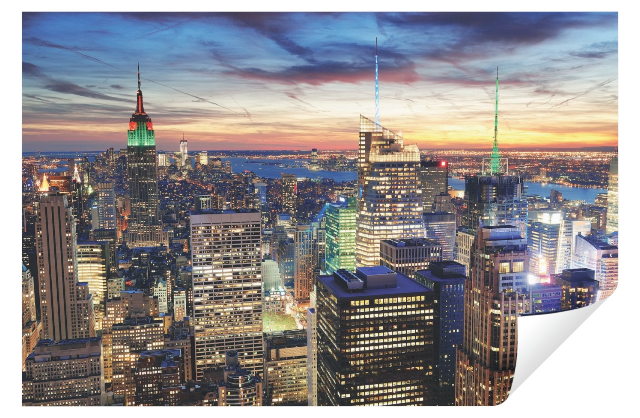 Fototapete Panorama New York Vlies Tapete Wohnzimmer Schlafzimmer Wandtapete
