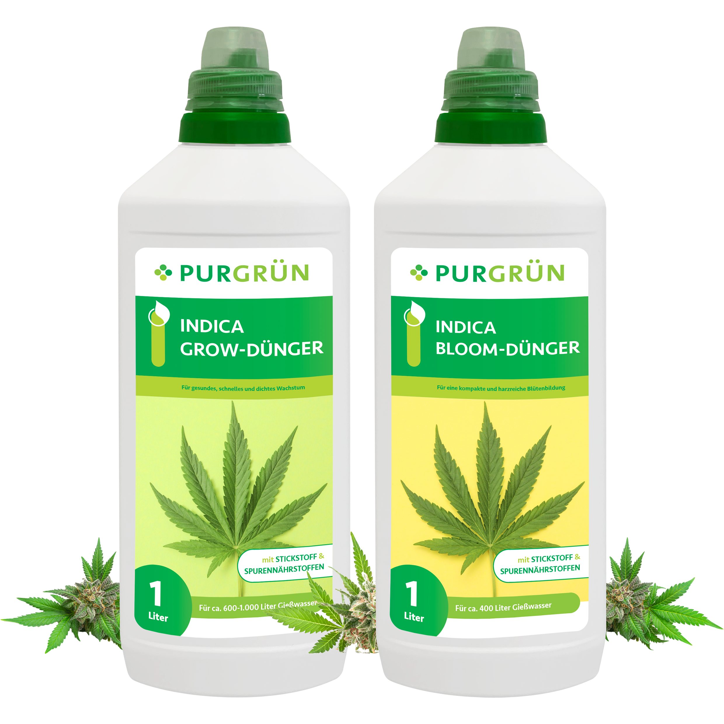 Purgrün Pflanzendünger Purgrün Indica Dünger Set, günstig online kaufen