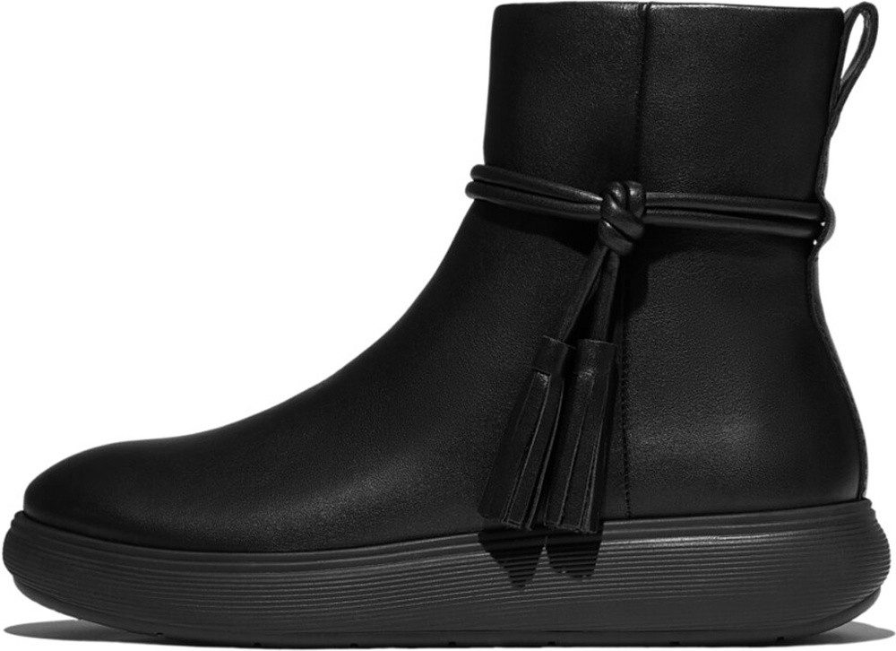 Fitflop IQ-Comff Tassel Leather Short Boots Stiefel