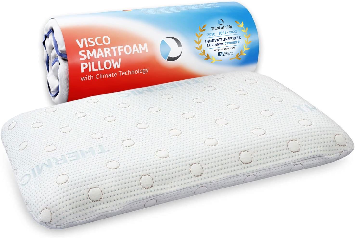 Third of Life Bauchschläferkissen MIZAR flaches Kopfkissen, Weiches Viscosc günstig online kaufen