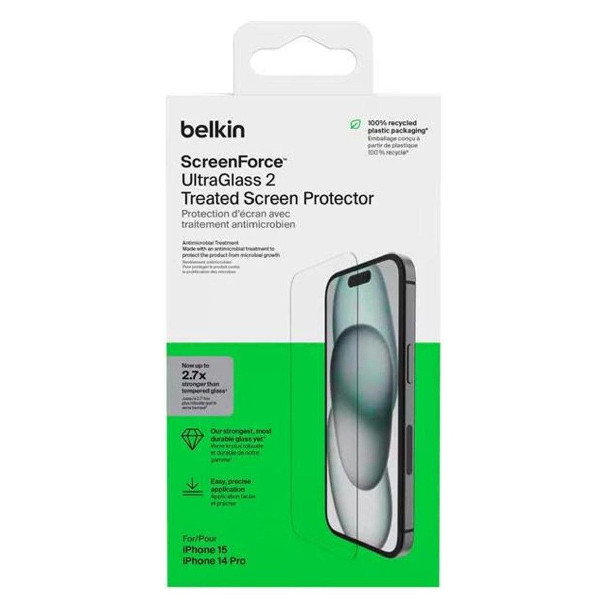 Belkin Displayschutzglas ScreenForce UltraGlass 2 iPhone