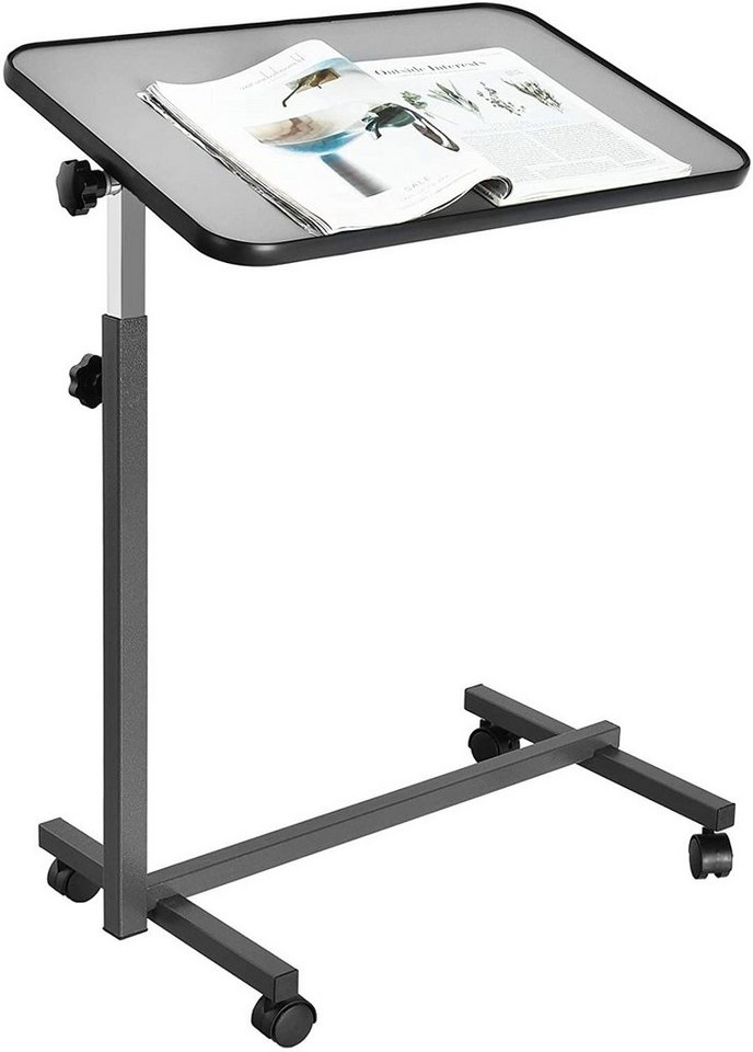 Color : A, Size : 80x40cm Computertisch Laptoptisch PC-Tisch Mit Rollen Notebooktisch H/öhenverstellbar Laptopst/änder Fr/ühst/ückstisch for Home Office