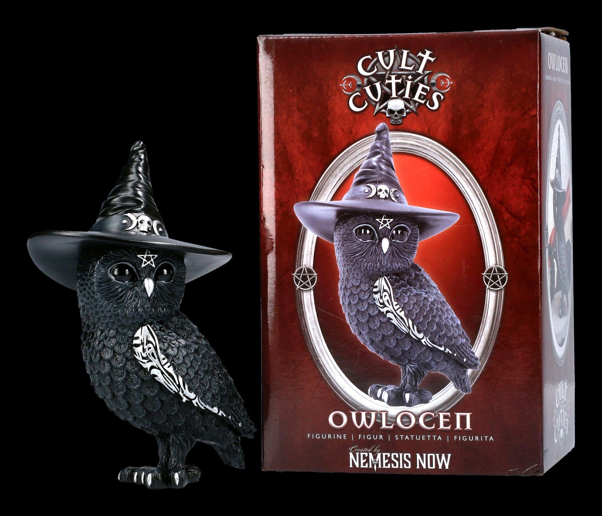 Figuren Shop GmbH Tierfigur Eulen Figur - Hexe Owlocen - Nemesis Now Fantas günstig online kaufen