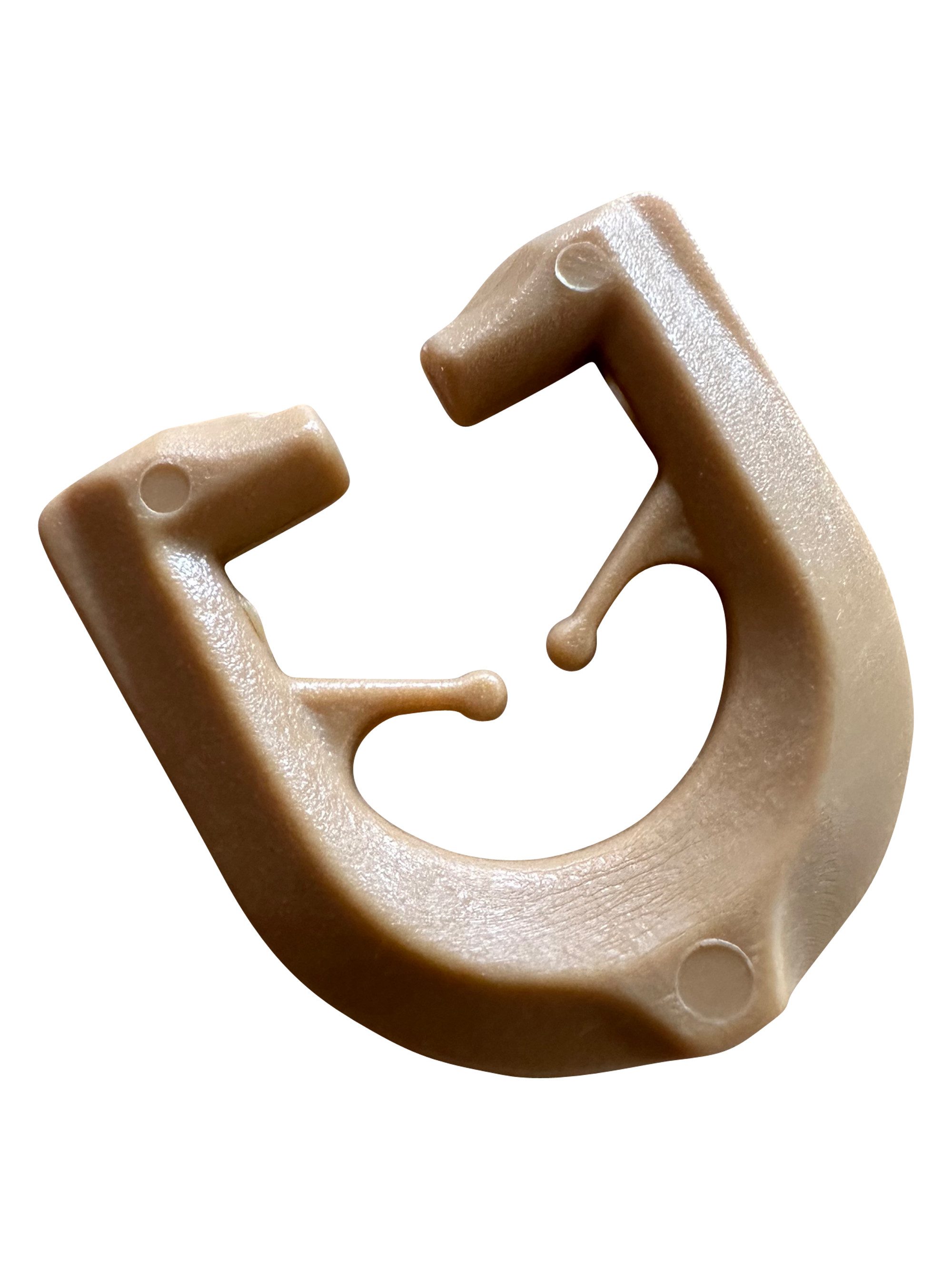 rewagi Gardinengleiter 100 - T Gleiter für T - Schiene - BEIGE - Gardinenhaken für T-Schienen, Gardinen T Schiene, Gardinen, Vorhenge