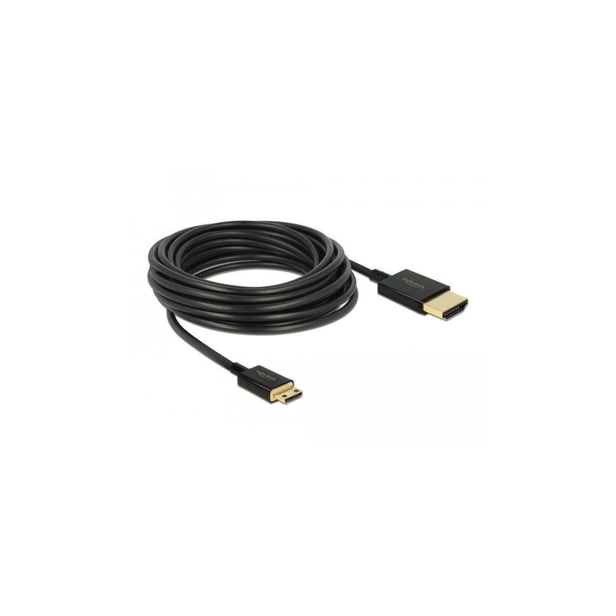 HDMI-A, HDMI Speed Kabel (450,00 - HDMI-A... HDMI Delock 84780 - Computer-Kabel, Ethernet mit High cm)