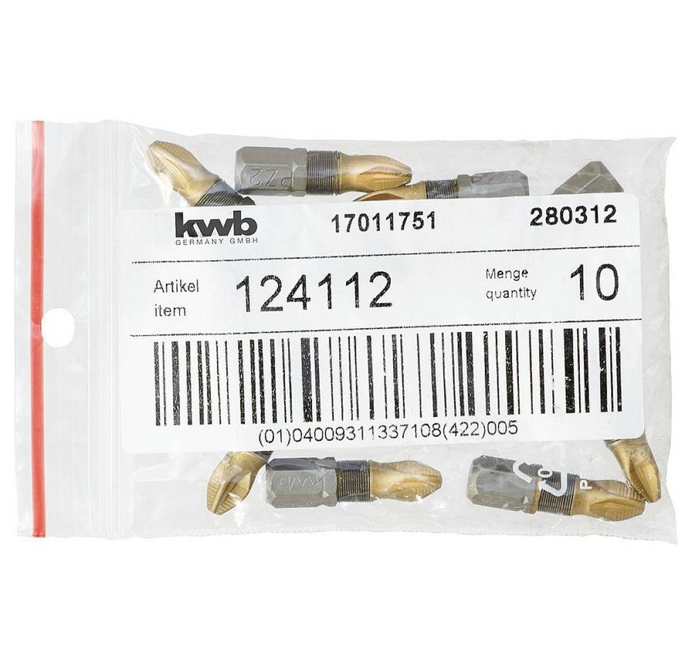 Thumbnail - kwb Kreuzschlitz-Bit TITAN Bits, 25 mm, PZ 2