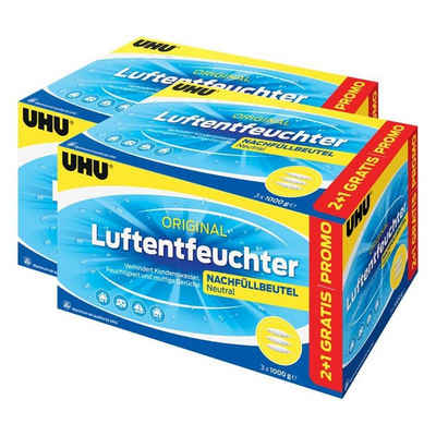 UHU Luftentfeuchter 6x UHU 47085 Luftentfeuchter Nachfüllbeutel 1000 gDuftneutral