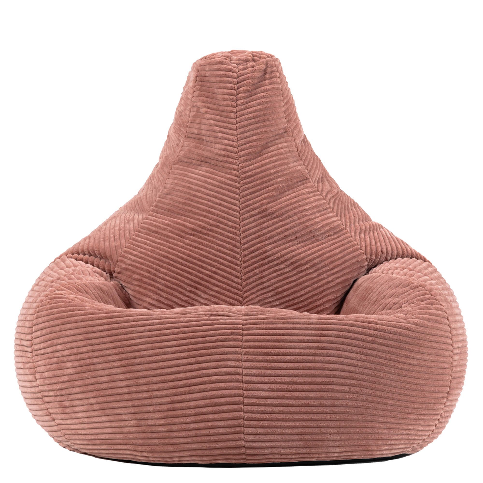 icon Sitzsack Sessel mit Rückenlehne aus Cord „Dalton“, Sitzsack XXL, Gaming Sitzsack, Made in Germany, Erwachsene & Kinder – Bild 4 von 5