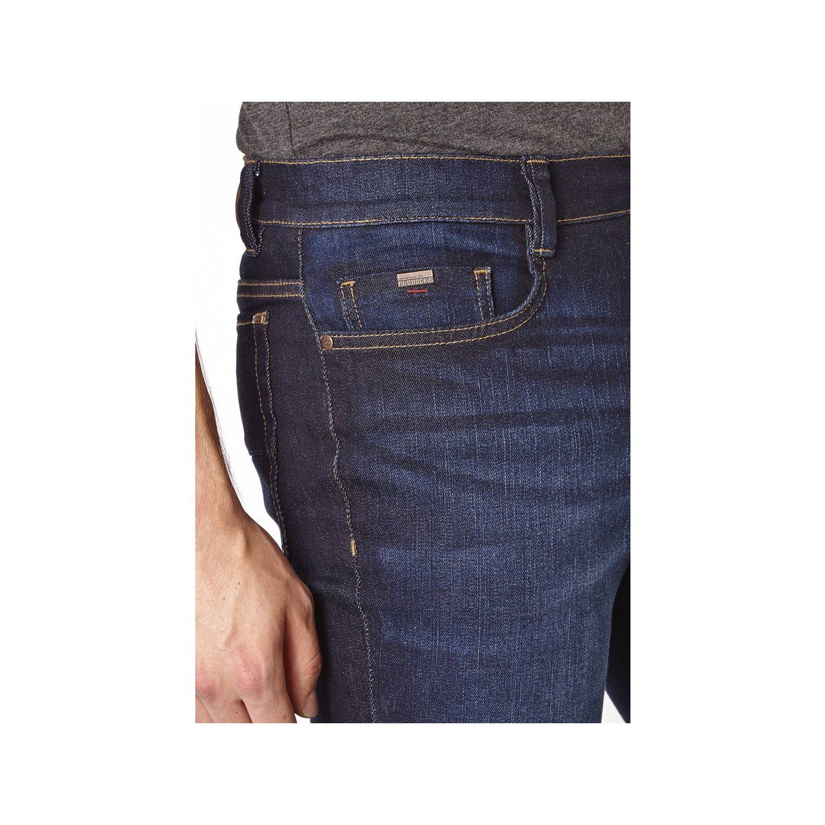 blau Straight-Jeans fit regular (1-tlg) Ospig blue rinse