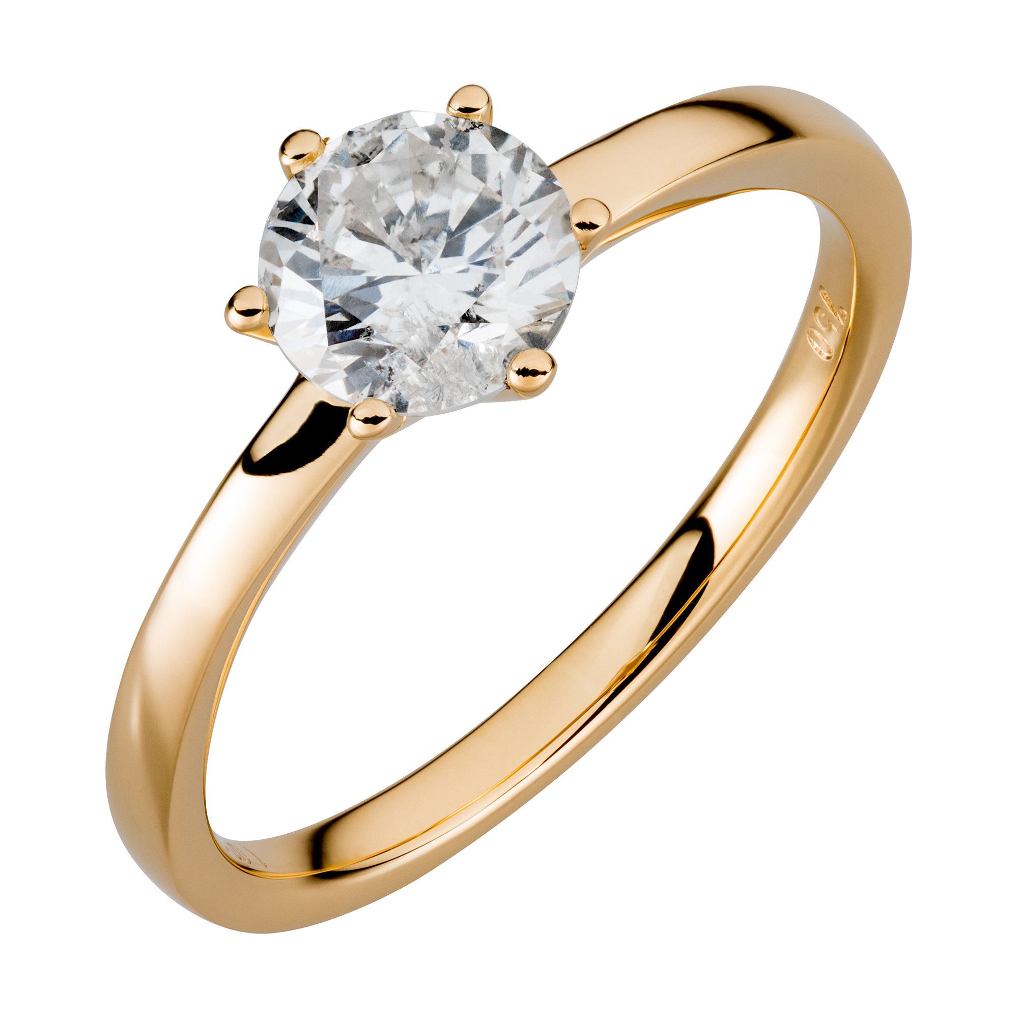 Orolino Fingerring Gold 750 mit natürlichem Brillant 1,00ct. günstig online kaufen