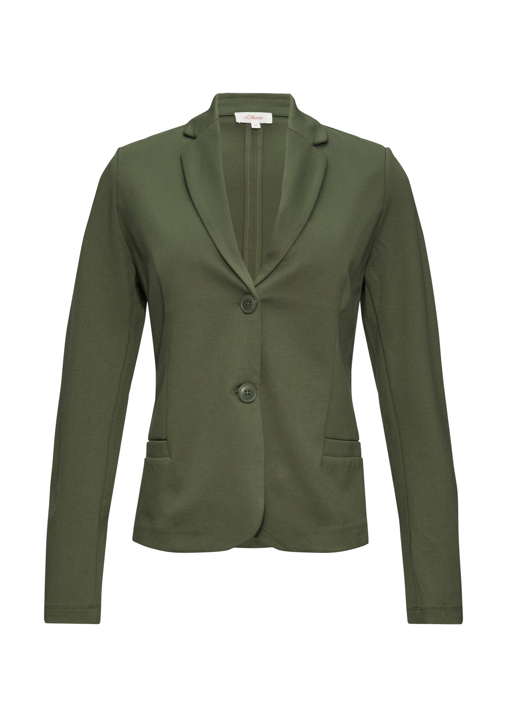 s.Oliver Jackenblazer Jersey-Blazer mit Twillstruktur günstig online kaufen