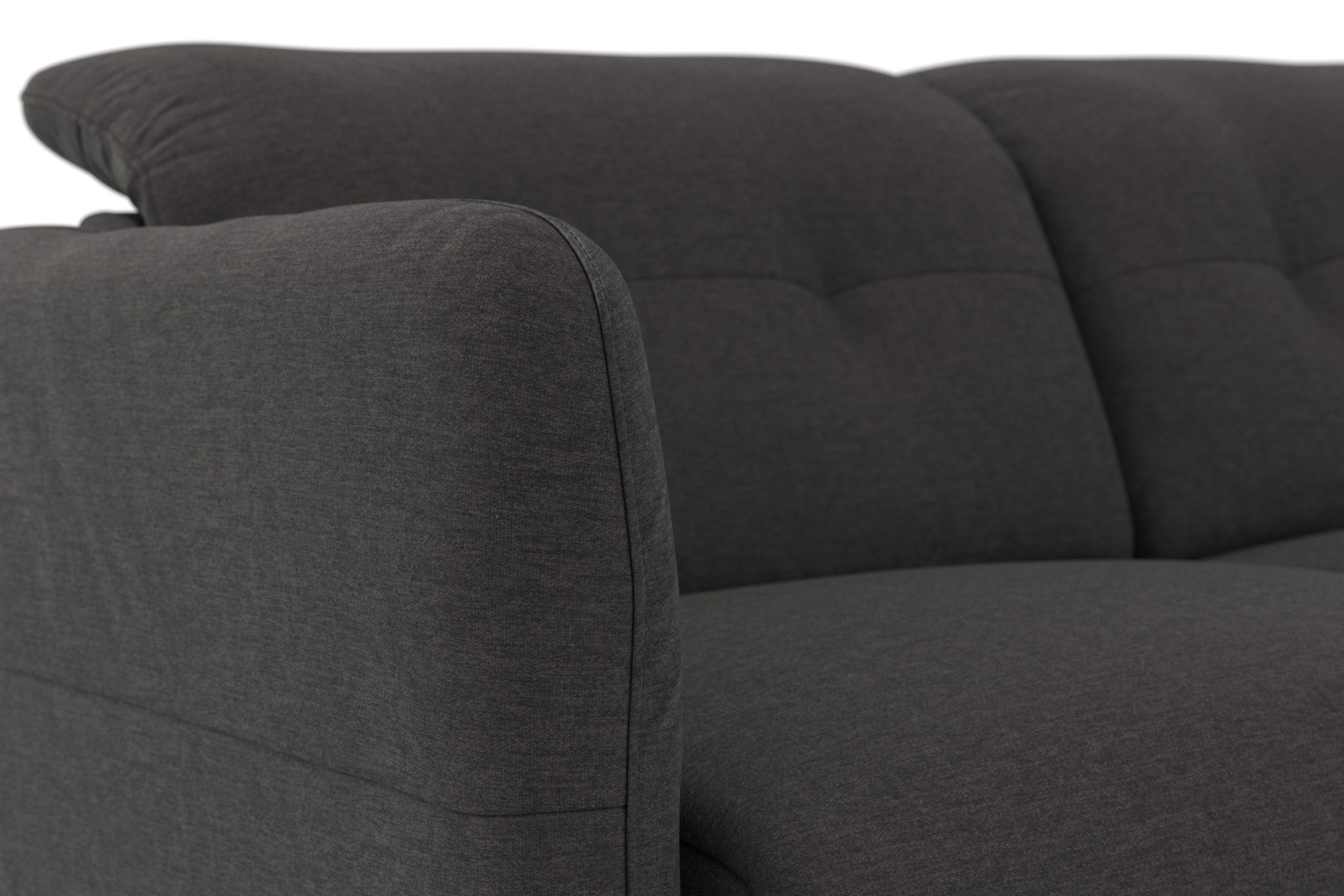 sit&more Ecksofa Scandia, Wahlweise Kopfteilverstellung Armteilfunktion mit und