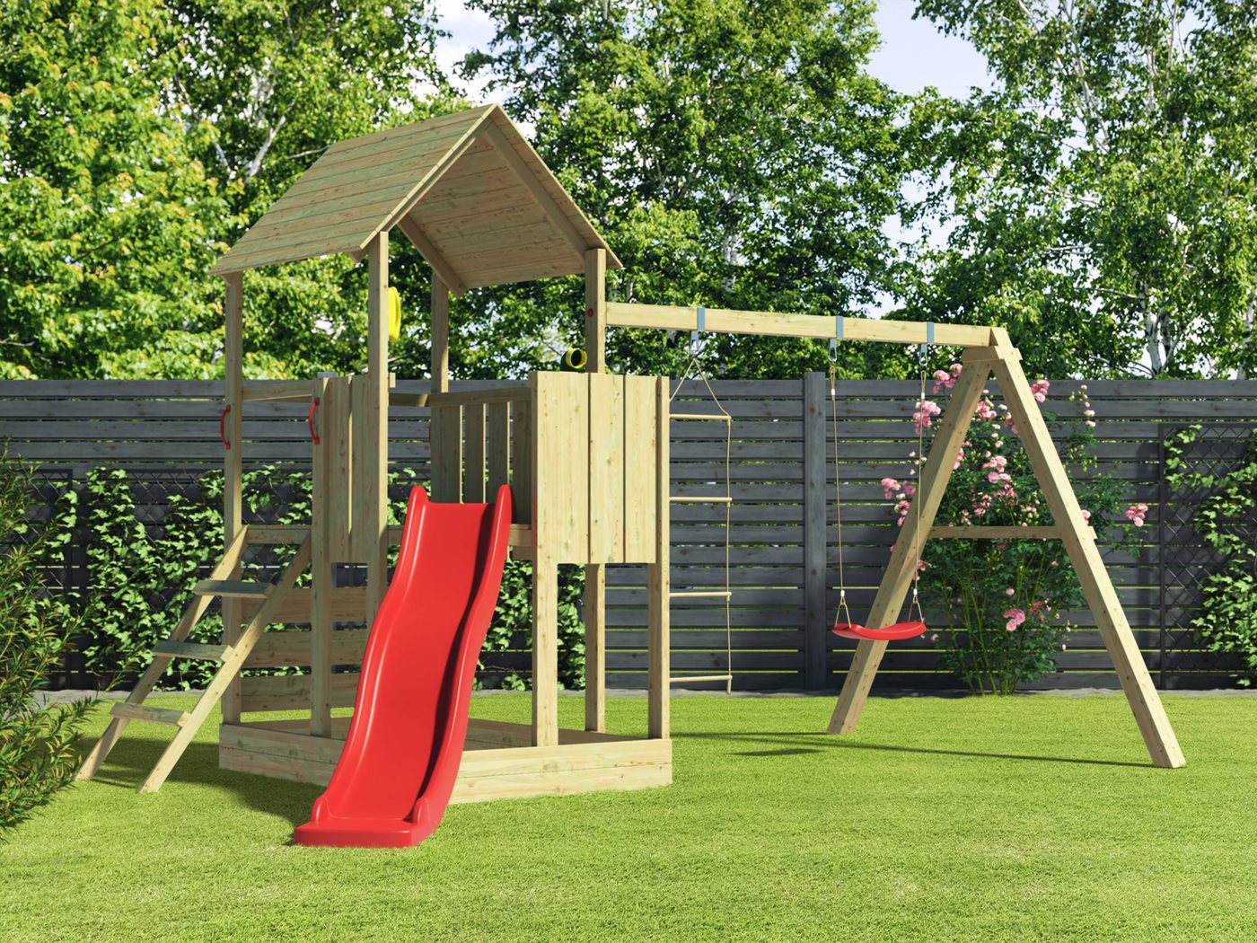 Prestige Garten Spielturm Prestige Garden Spielturm Little Monkey 410×220 cm
