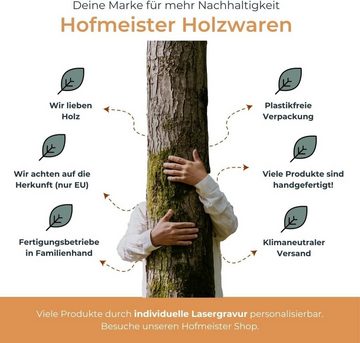 Hofmeister Reinigungsbürsten-Set Bürsten-Set Holz 5-teilig, Gemüsebürste Spülbürste