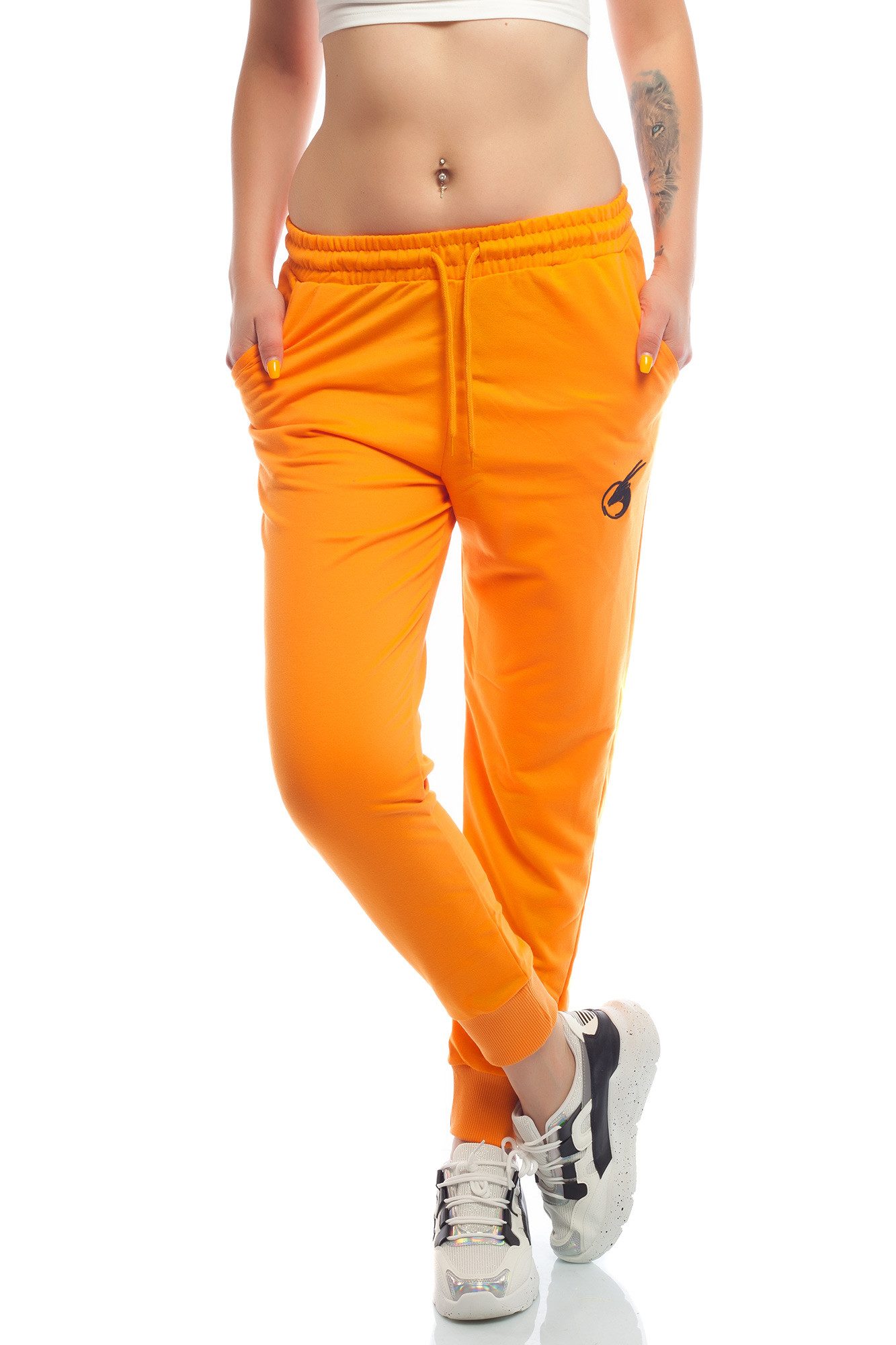 Bongual Relaxhose Basic Jogginghose mit Logostickerei günstig online kaufen