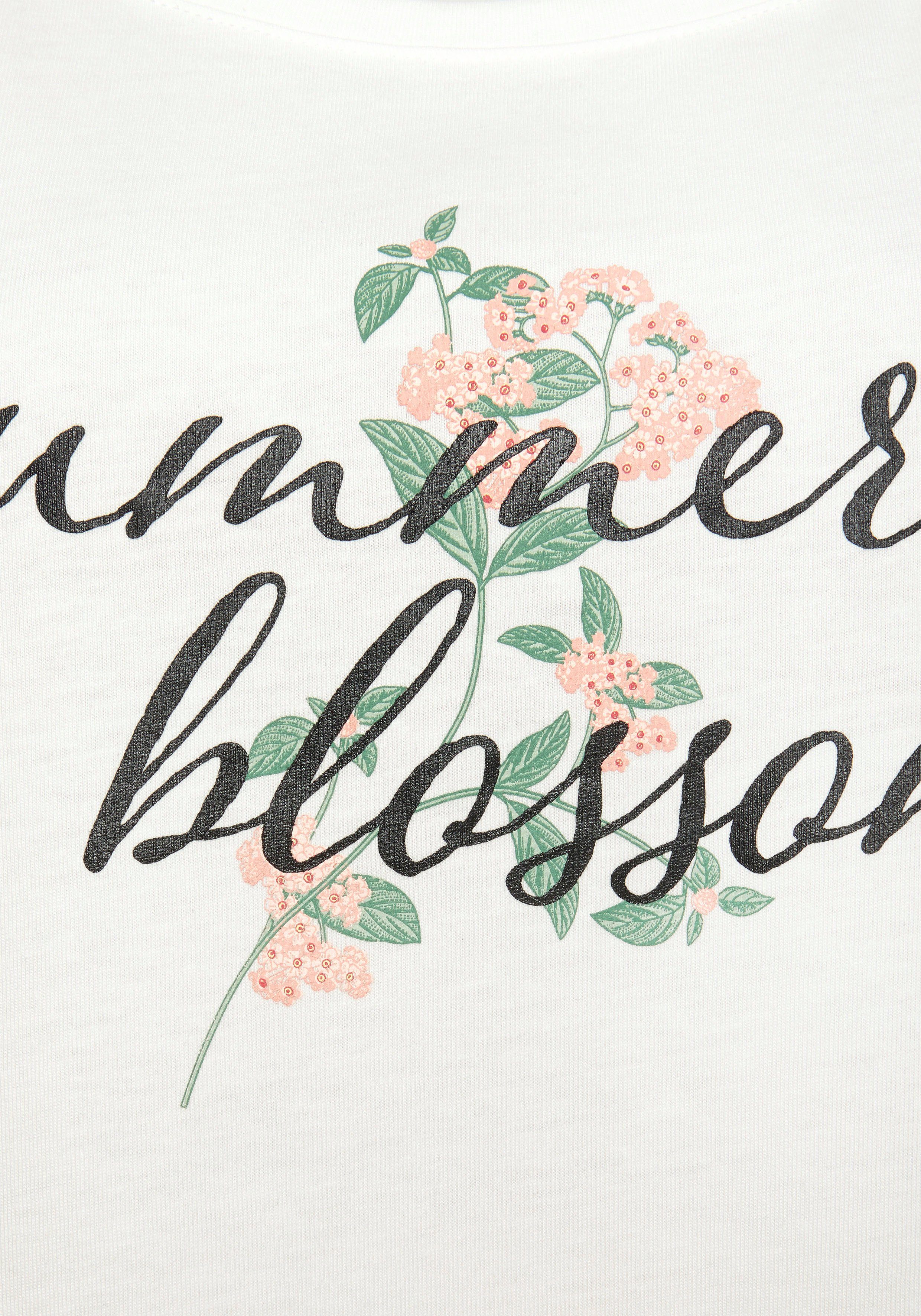 Vivance Dreams Sleepshirt mit Statement Druck