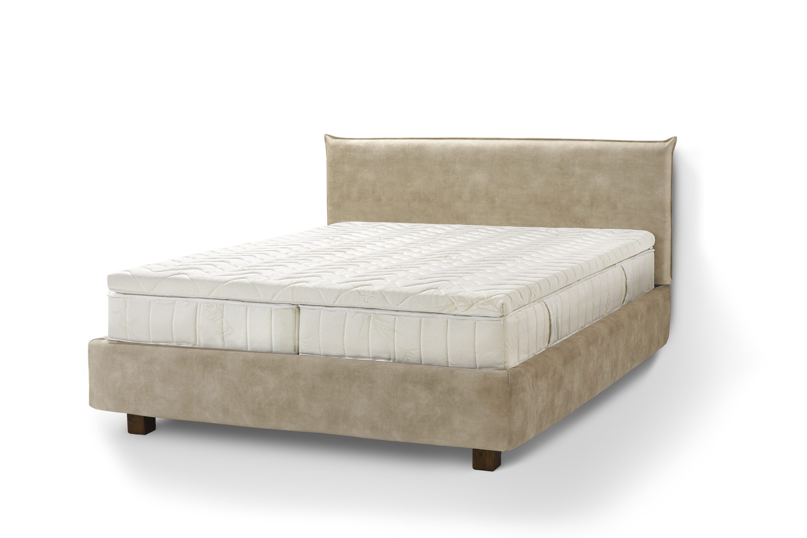 Letti Moderni Holzbett Bett Puro, hergestellt aus hochwertigem Massivholz Plüsch Sand | Jugendbetten