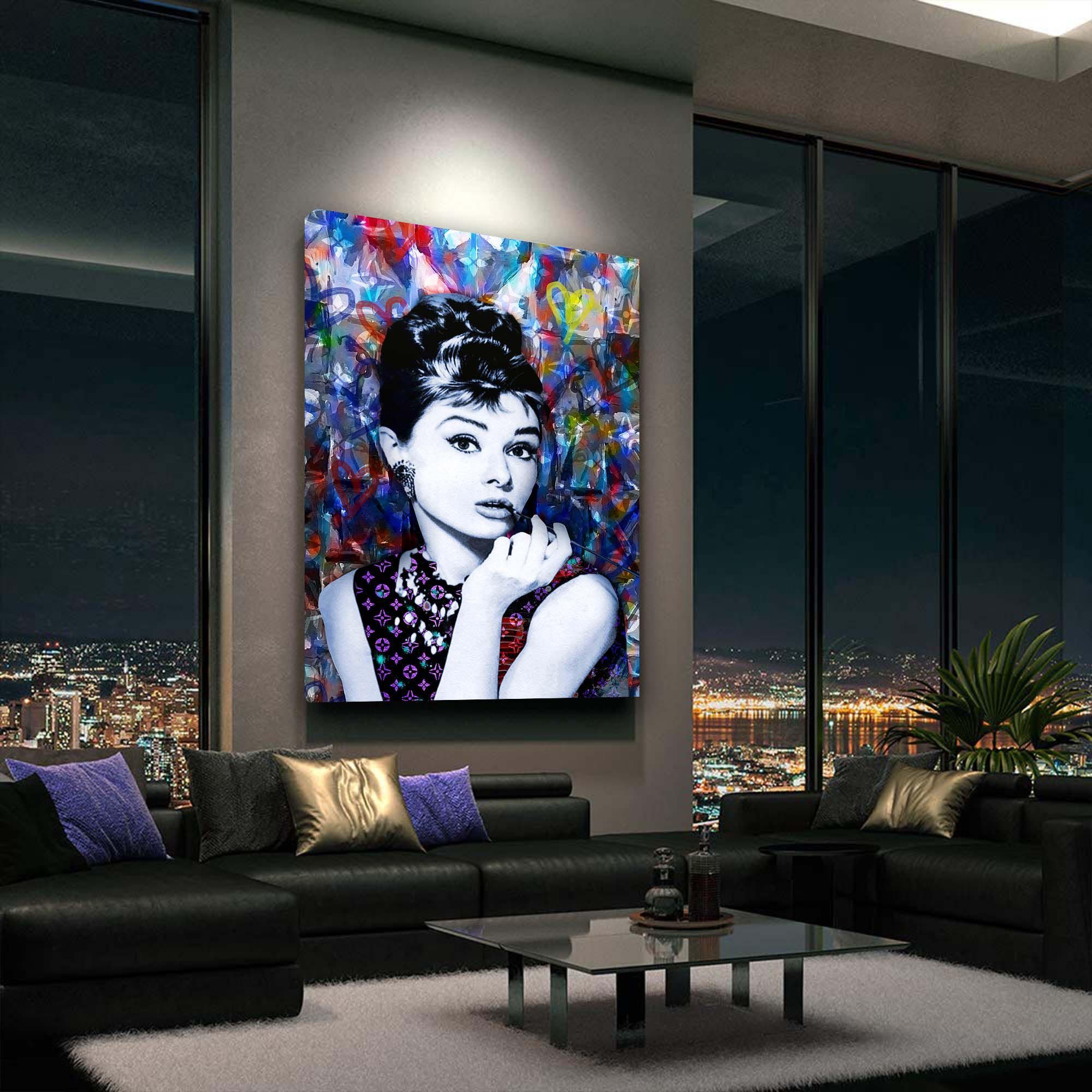 ArtMind XXL-Wandbild AUDREY HEPBURN, Premium Wandbilder als Poster
