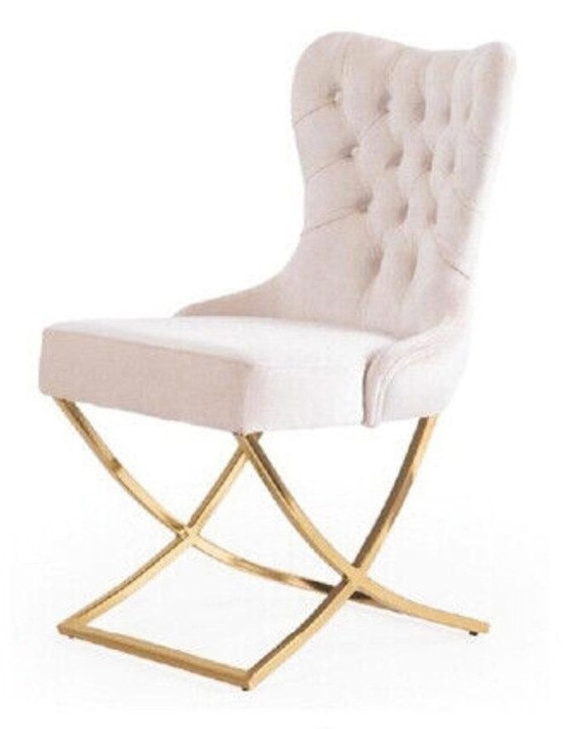 Esszimmerstuhl Esszimmer Stuhl Edelstahl Luxus Modern Möbel Design Sofort