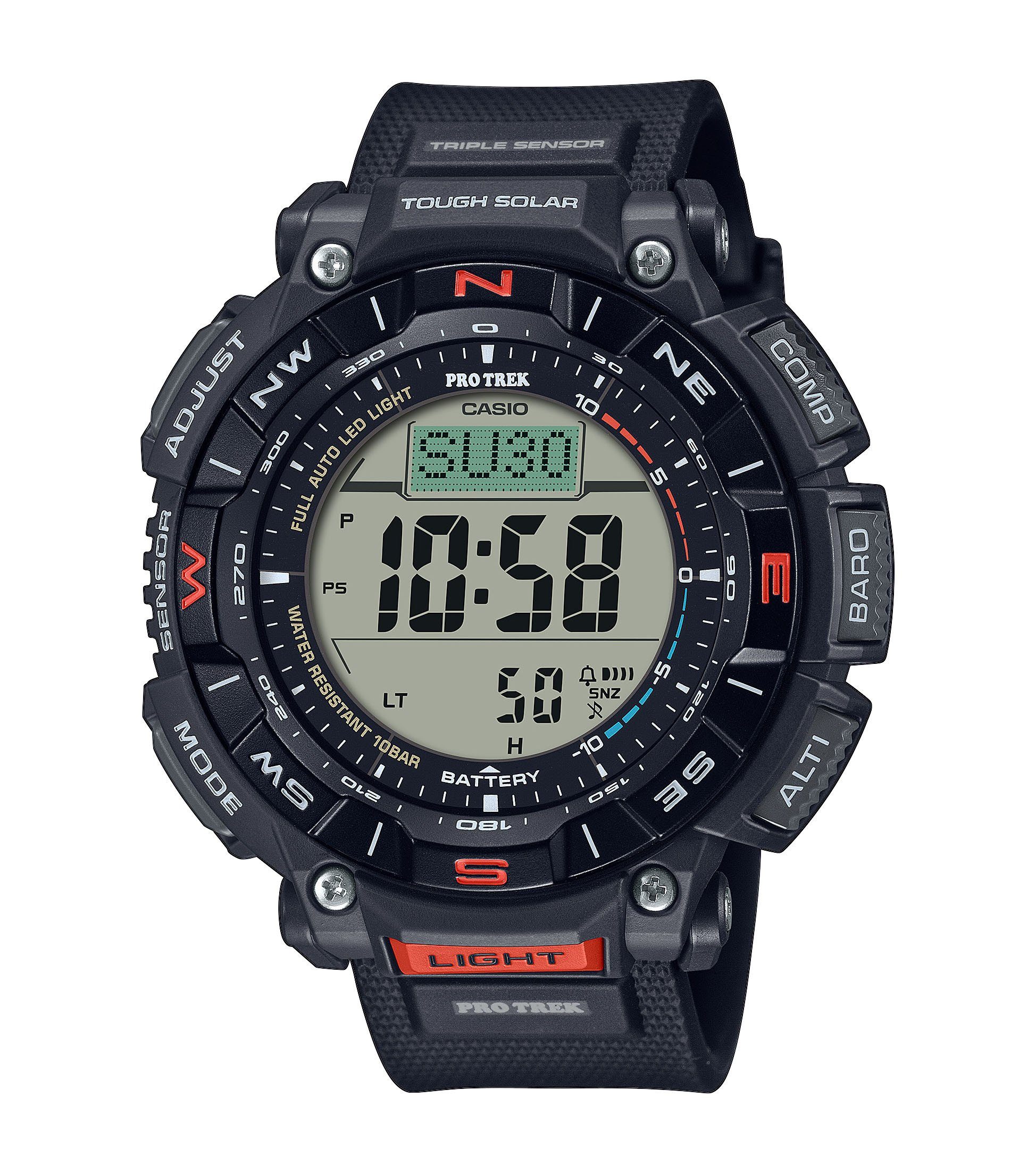 CASIO Solaruhr, Casio PRG-340-1ER Pro Trek Outdoor Herrenuhr günstig online kaufen