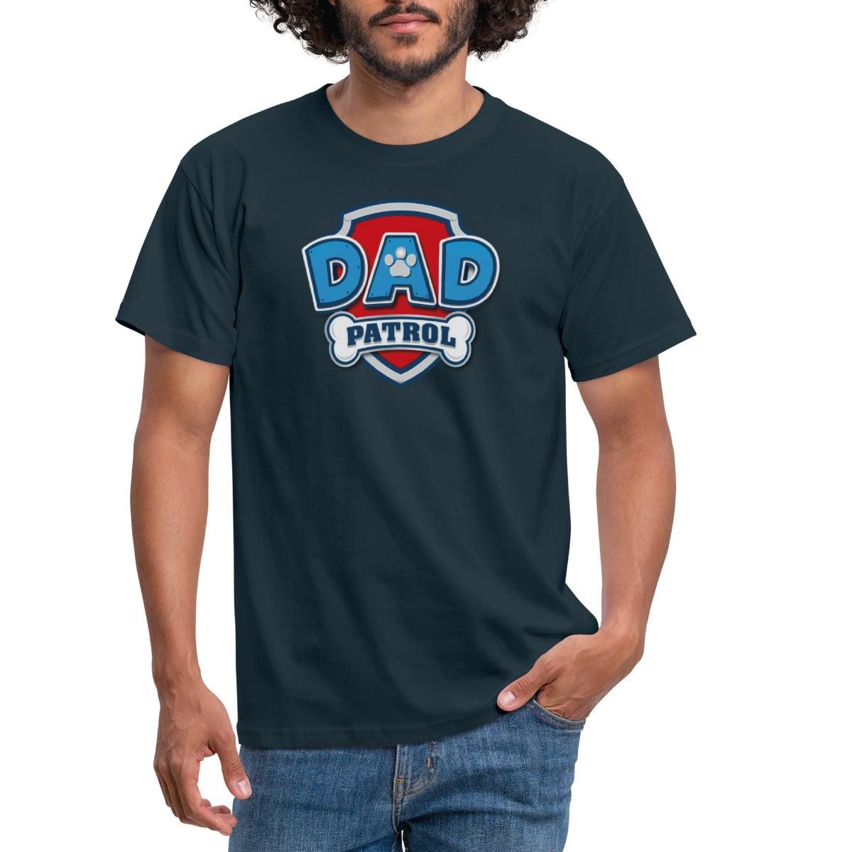 Spreadshirt T-Shirt Paw Patrol Dad Patrol Vatertag Papa Karneval Männer T-S günstig online kaufen