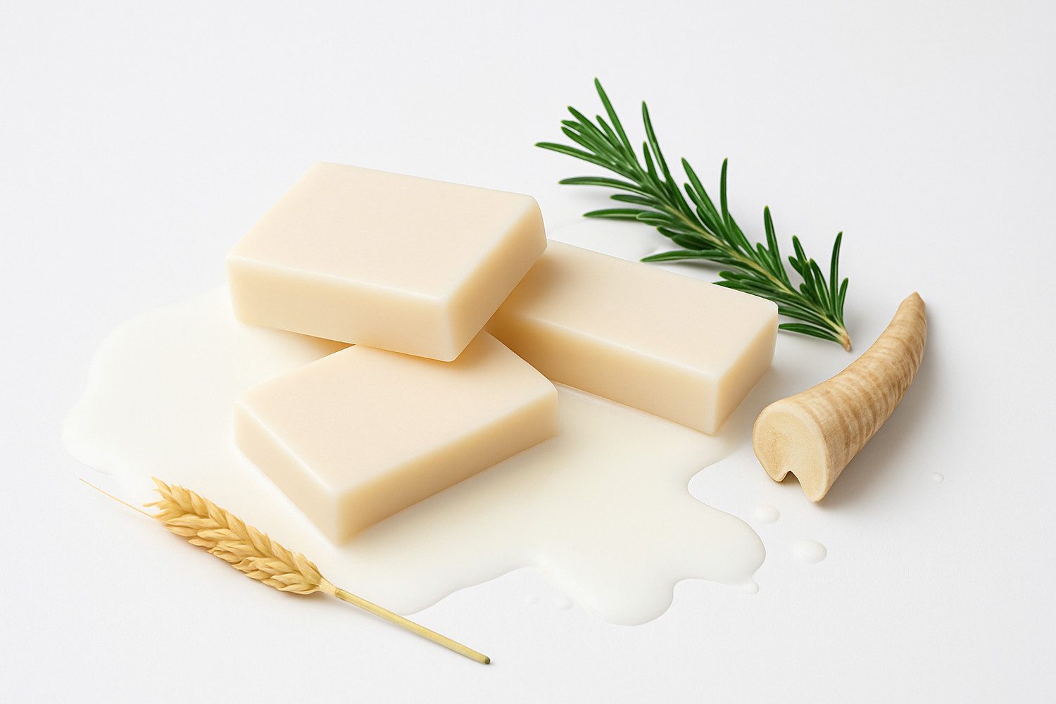 Nesbel - Spüren Sie die Reinheit? Handseife Ziegenmilch, Glycerin Hand-und Dusch Seife mit Ziegenmilch