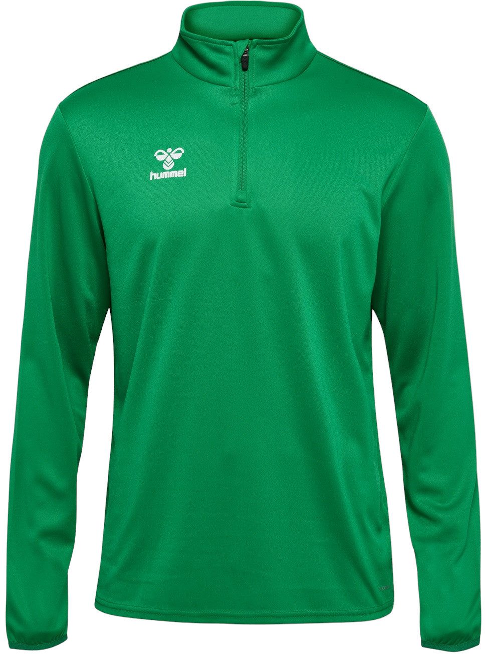 hummel Langarmshirt hmlESSENTIAL Half-Zip (angenehmes Tragegefühl) grün Herren