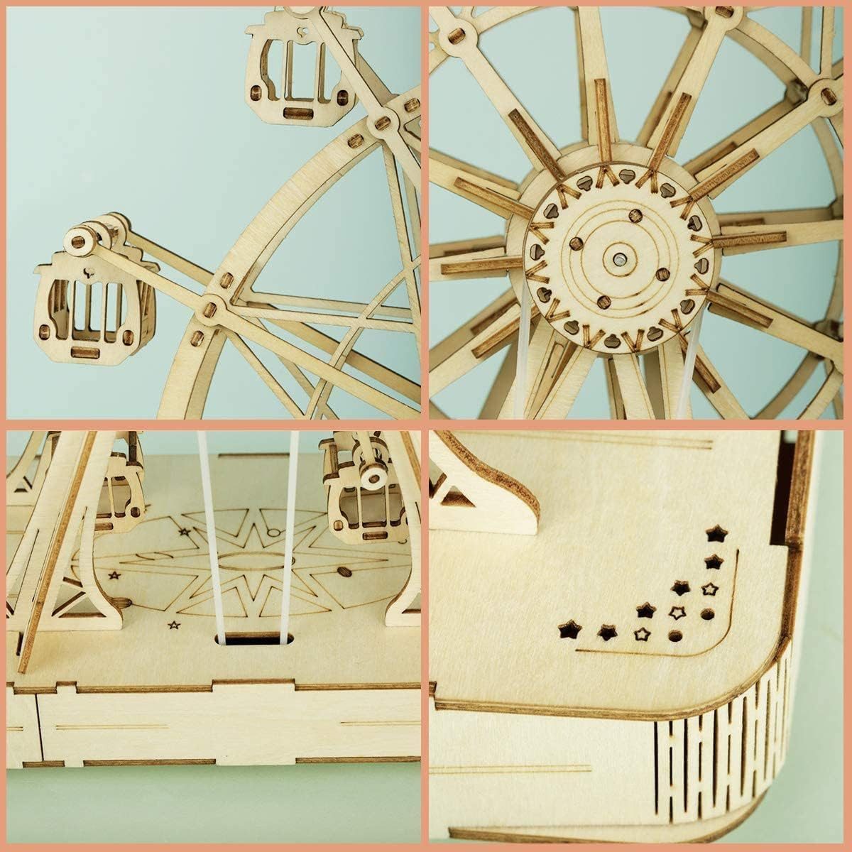 Robotime 3D-Puzzle Robotime Ferris Wheel Riesenrad günstig online kaufen