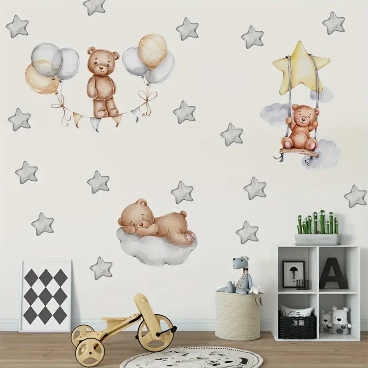 Montegoni Wandsticker 3 Baby Bären mit günstig online kaufen