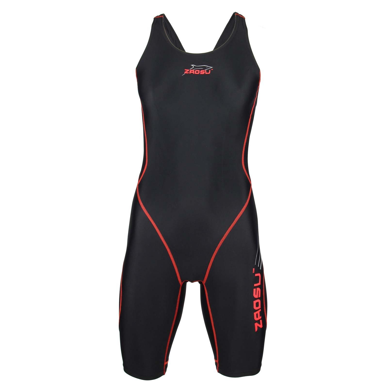 Wettkampf Schwimmanzug Z-Black ZAOSU Schwimmanzug schwarz/rot