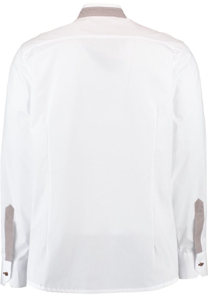 OS Trachten Trachtenhemd Hujal Herren Langarmhemd mit Hirsch-Stickerei auf günstig online kaufen