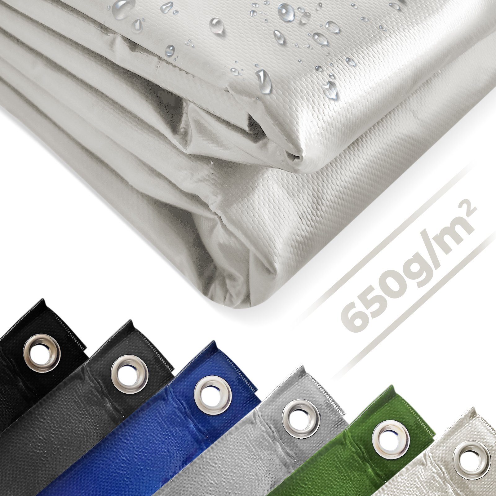 Jago Schutzplane Abdeckplane-650g/m², Wasserdicht & Reißfest, günstig online kaufen