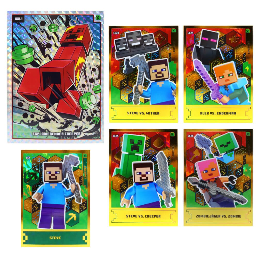 Blue Ocean Sammelkarte Lego Minecraft Karten Serie 1 - Sammelkarten Trading Cards (2024) -, Karten