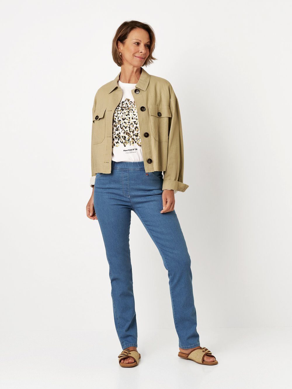 Relaxed by TONI Stretch-Hose Alice Slim mit Schlupfbund