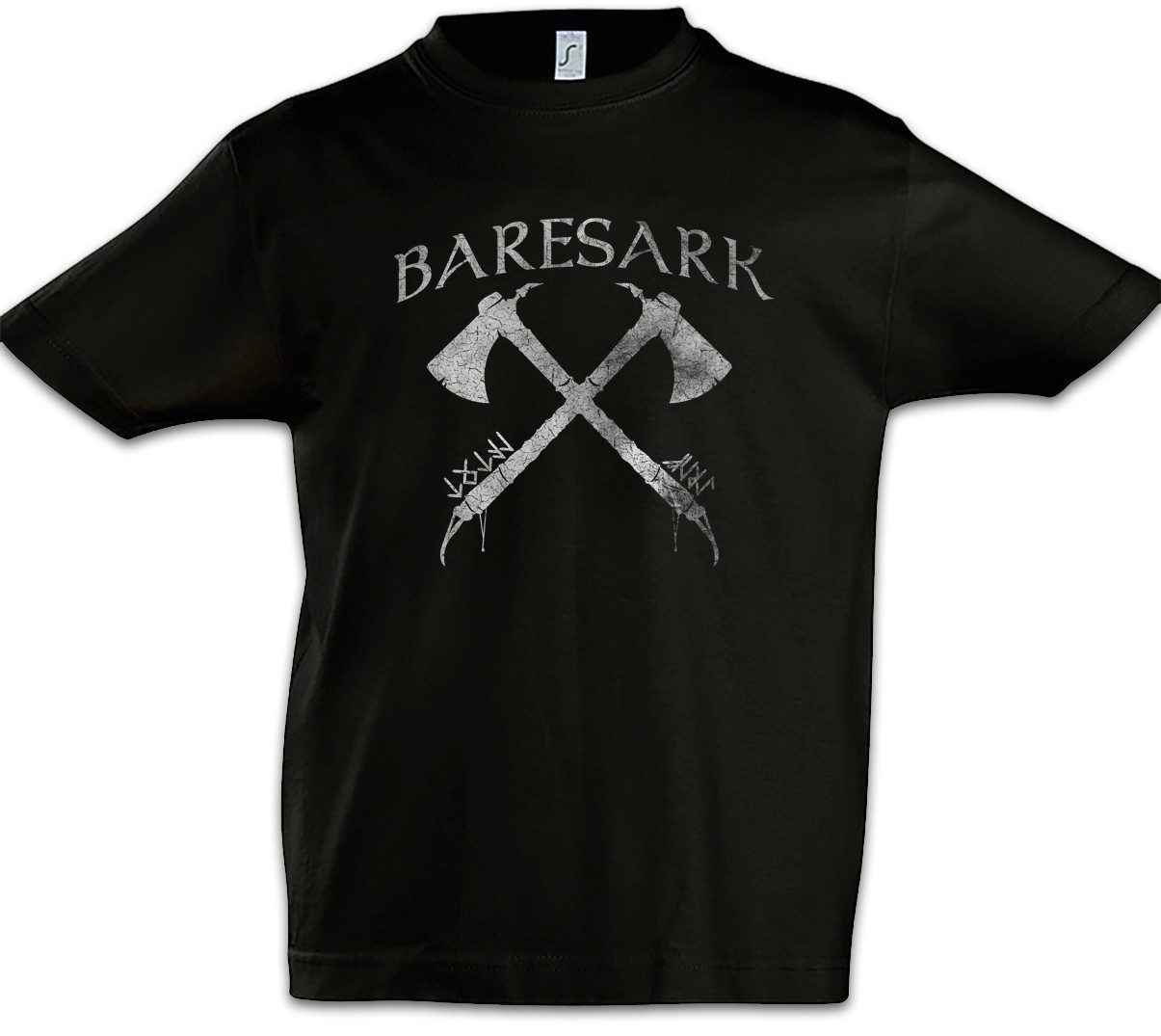 Print-Shirt Baresark I Kinder T-Shirt Berserker Vikings Wikinger Thor Odhin