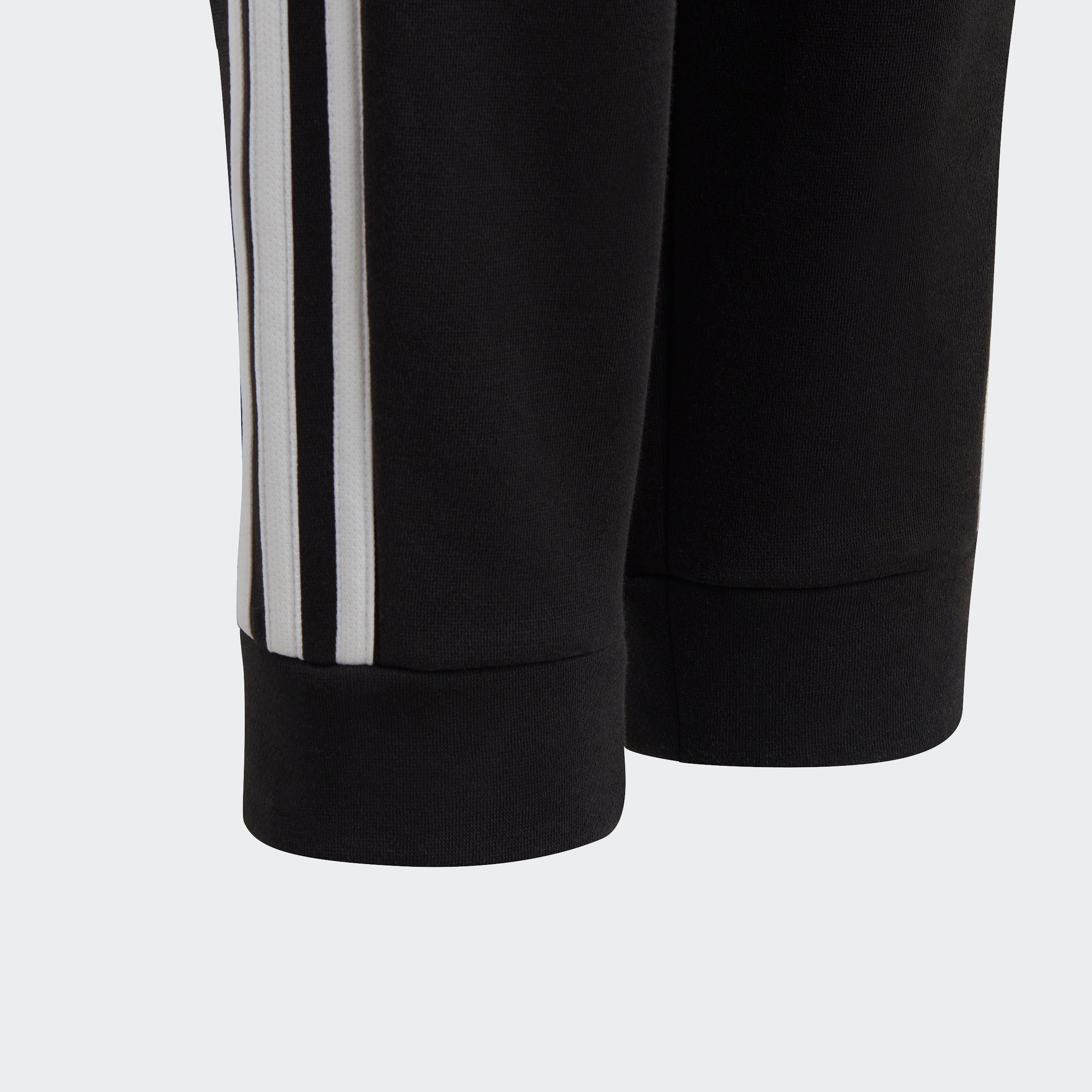 adidas Sportswear Sporthose Black / White COLORBLOCK / Five (1-tlg) Grey HOSE 3STREIFEN