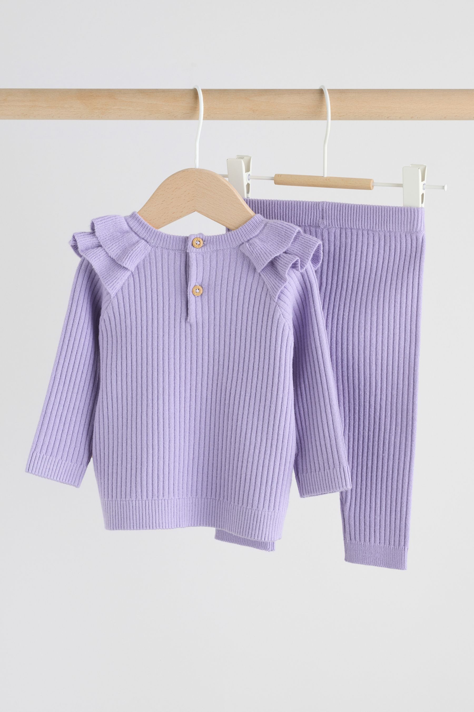 Next Top & Leggings Baby-Strickpullover und Leggings, 2-teiliges Set (2-tlg)