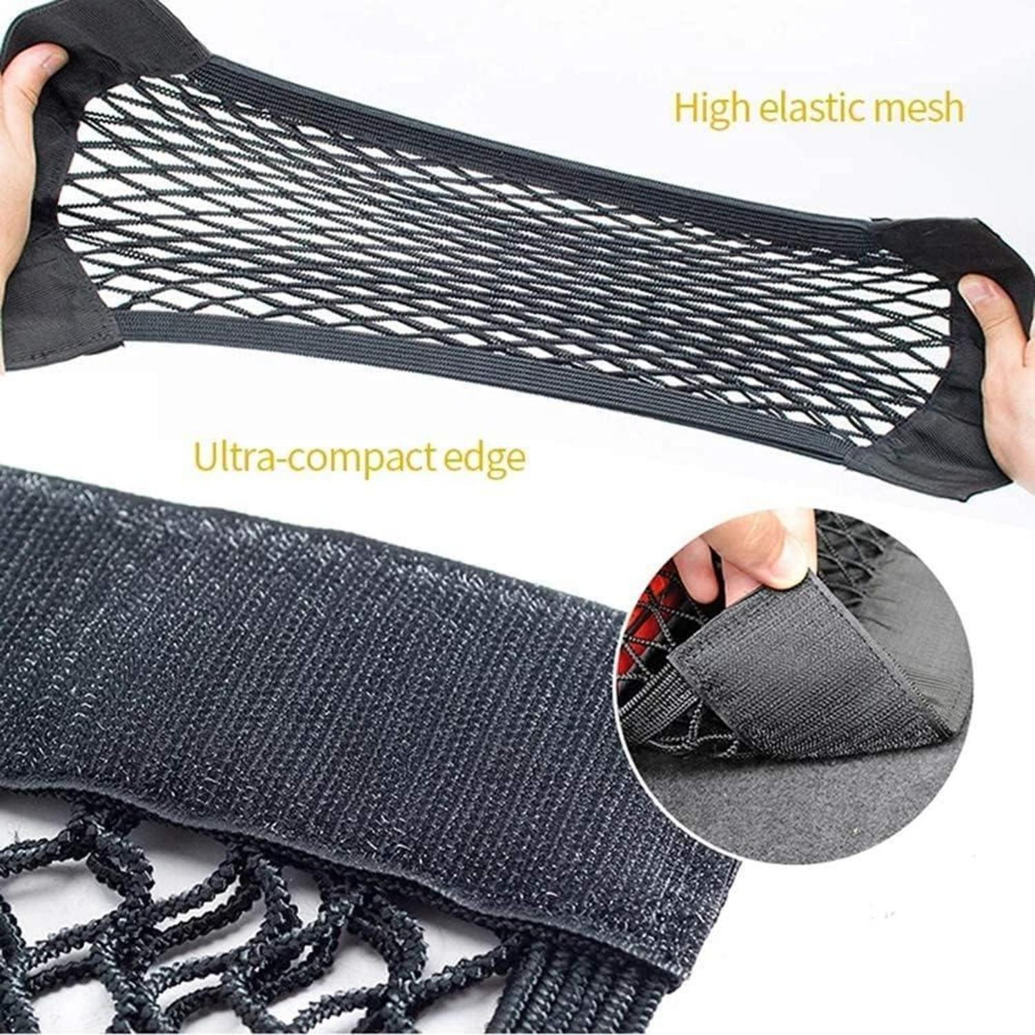 LuxusKollektion Schutzgitter Kofferraumnetz Gepäcknetz Auto elastisch 85x25cm( 2 Stück)