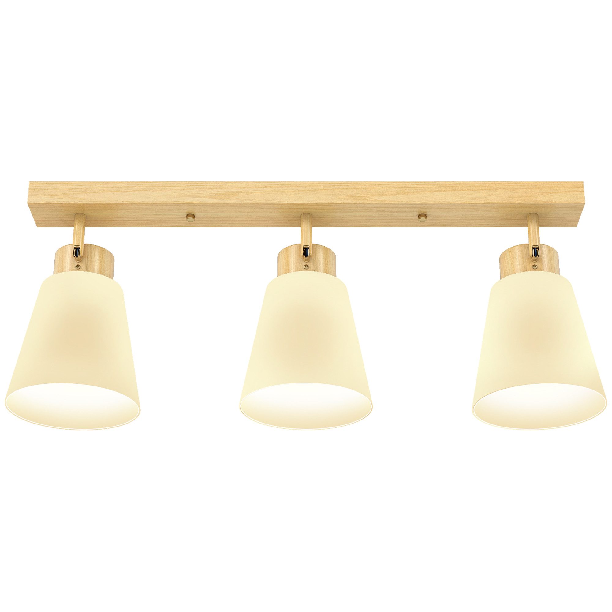 FELIXLEO LED Deckenleuchte Deckenleuchte LED 40W Deckenlampe mit Doppelmontage und 90°