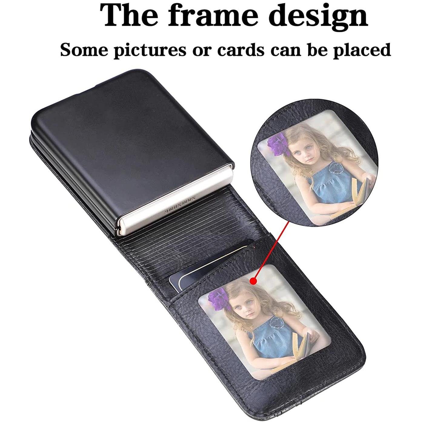 CoolGadget Handyhülle Flip Case Handyhülle für Samsung Galaxy Z Flip 4 6,7 Zoll, Hülle Klapphülle Schutzhülle für Samsung Z Flip 4 5G Flipstyle Cover