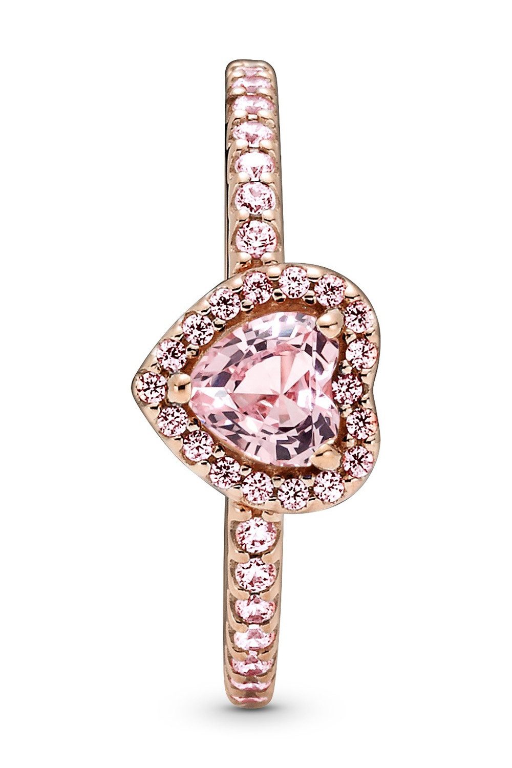 Pandora Fingerring Erhabenes Herz Rosé günstig online kaufen