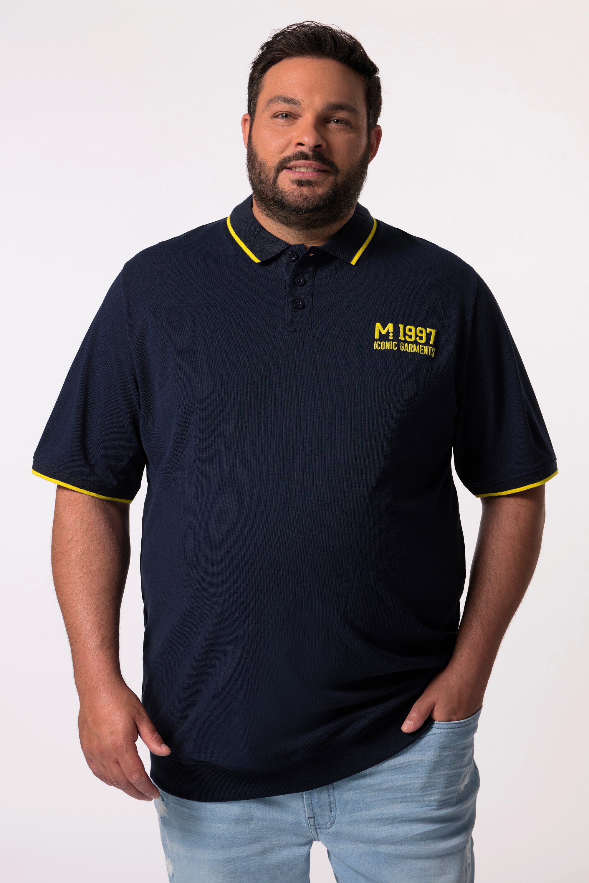 Men Plus Poloshirt Men+ Poloshirt Bauchfit günstig online kaufen