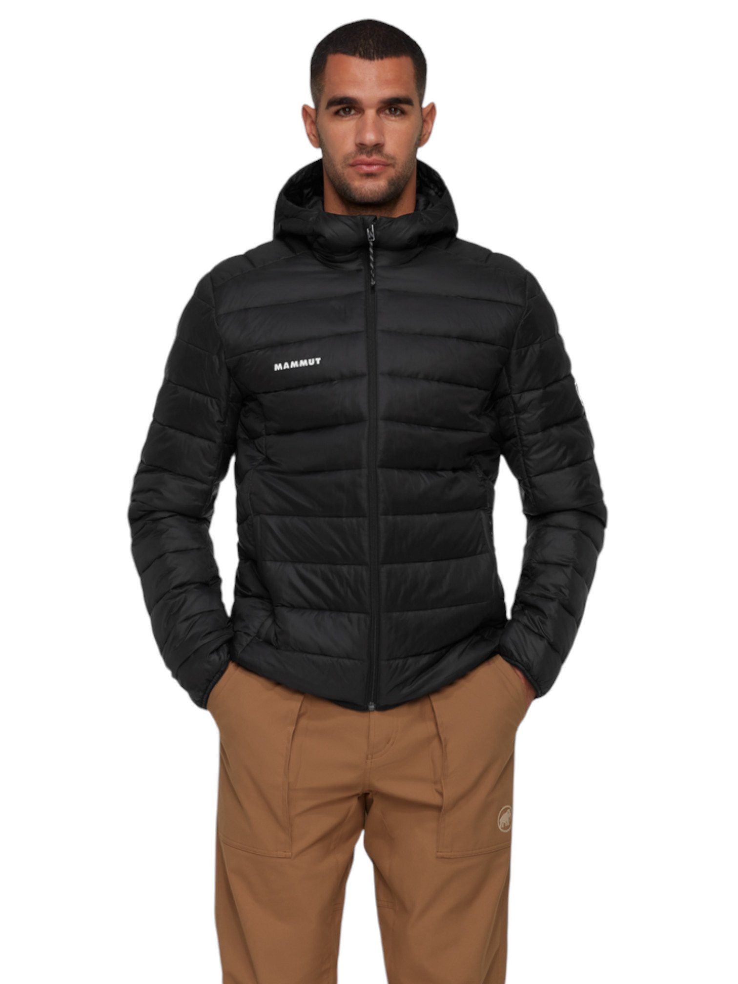 Mammut Winterjacke Crag Insulated Hooded (warm, leicht) schwarz Herren günstig online kaufen