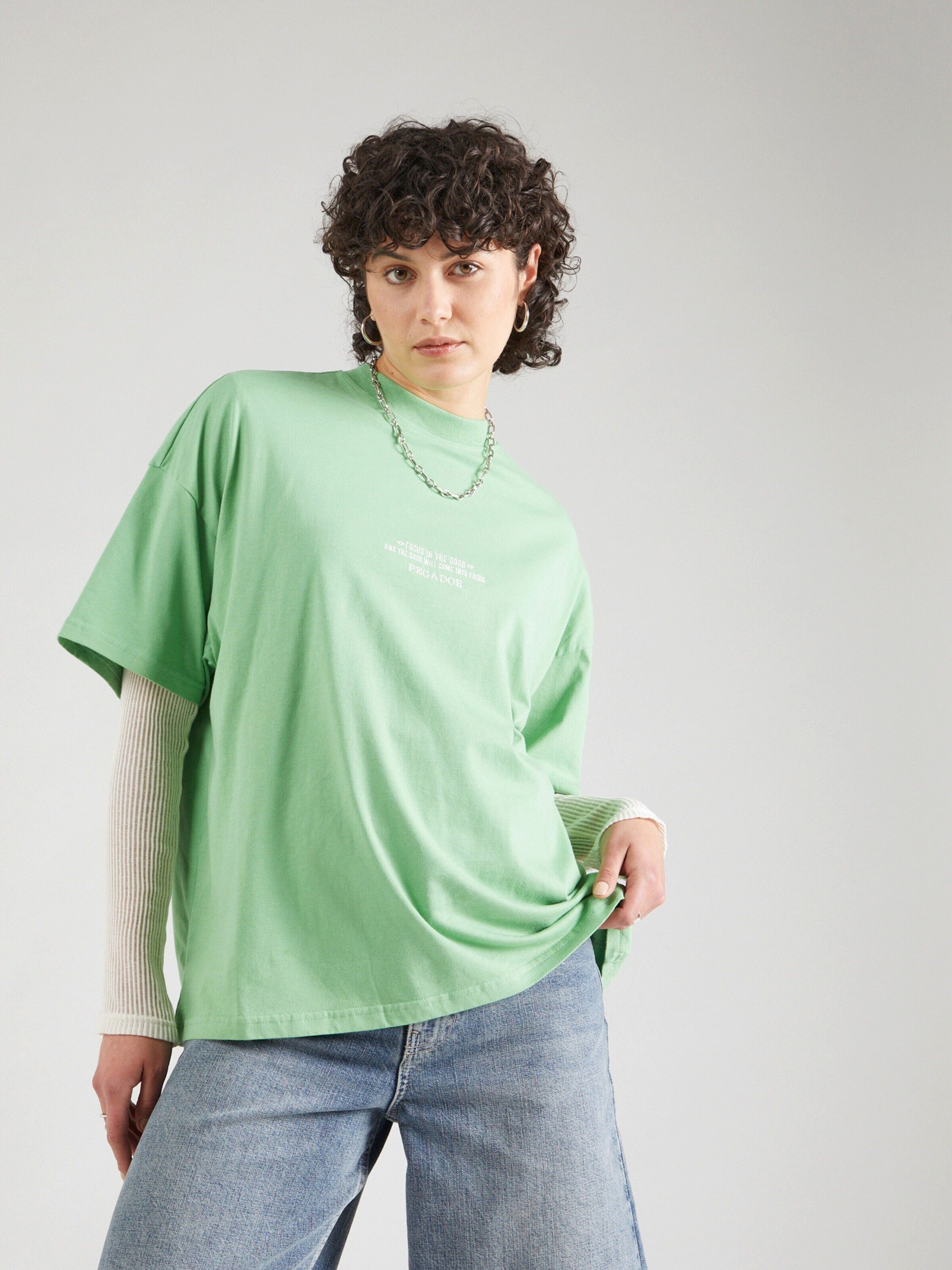 PEGADOR Kurzarmshirt NAIA (1-tlg) Stickerei