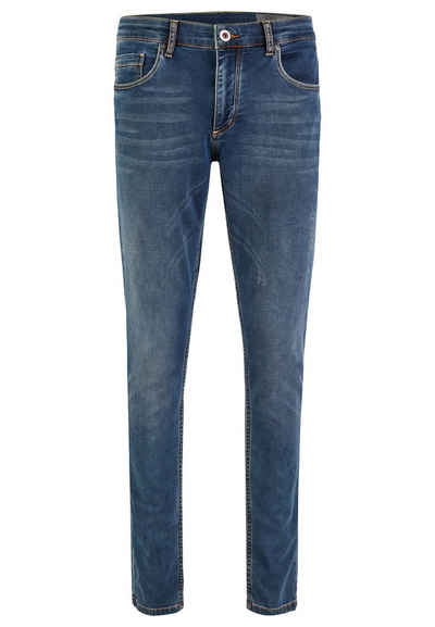 HECHTER PARIS Slim-fit-Jeans DH-XTENSION mit Fade-Effekten