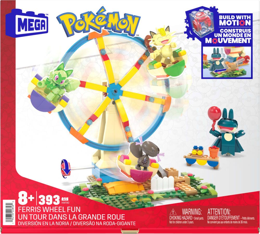Mattel® Steckspielzeug MEGA Pokémon Spaß auf dem Riesenrad